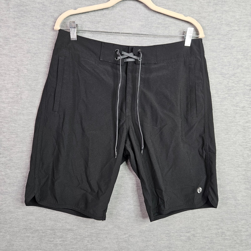 CG Habitats Men's Black Athletic Fit Shorts Size 32